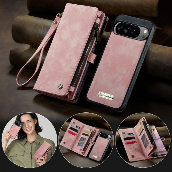 CaseMe Google Pixel 10 Pro XL Fodral 008 Series Löstagbart Skal Rosa