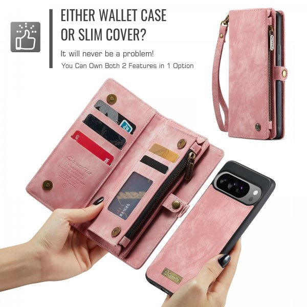 CaseMe Google Pixel 10 Pro XL Fodral 008 Series Löstagbart Skal Rosa