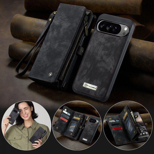 CaseMe Google Pixel 10 Pro XL Fodral 008 Series Löstagbart Skal Svart