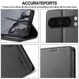 Lc.Imeeke Google Pixel 10 Pro XL Fodral med Kortfack Stativfunktion Svart