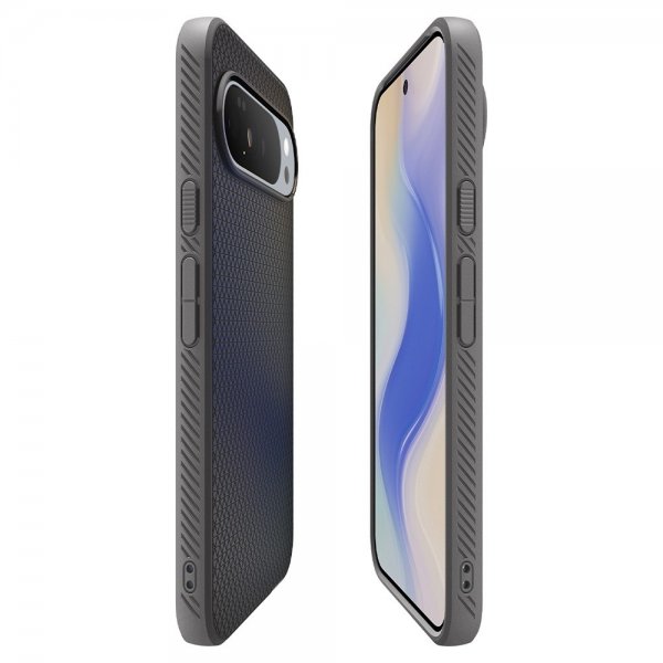 Spigen Google Pixel 10 Pro XL Skal Liquid Air MagFit Marble Gray