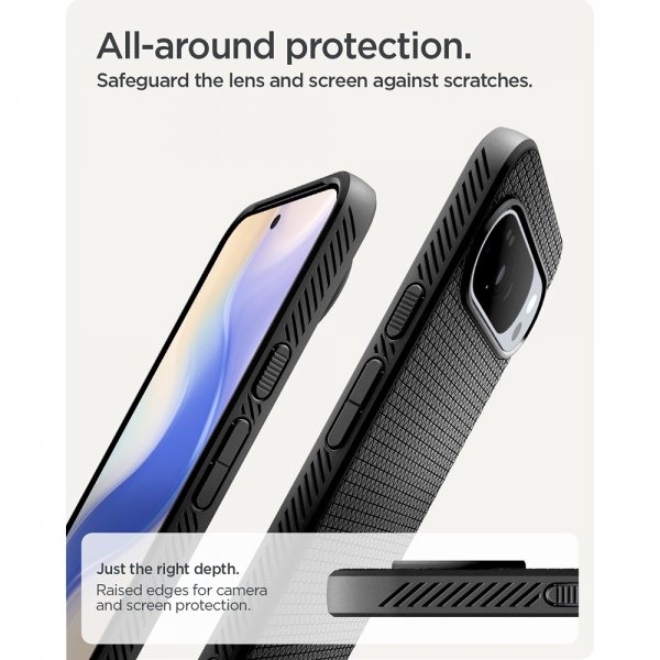 Spigen Google Pixel 10 Pro XL Skal Liquid Air MagFit Matte Black