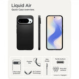 Spigen Google Pixel 10 Pro XL Skal Liquid Air Matte Black
