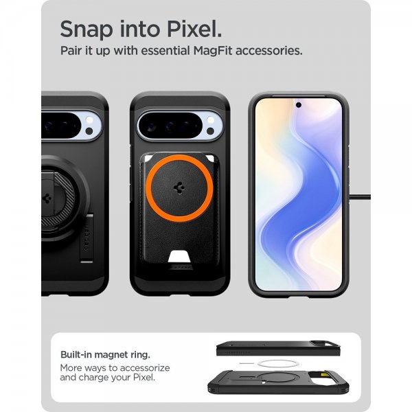Spigen Google Pixel 10 Pro XL Skal Tough Armor MagFit Svart