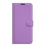 Google Pixel 6 Fodral Litchi Lila