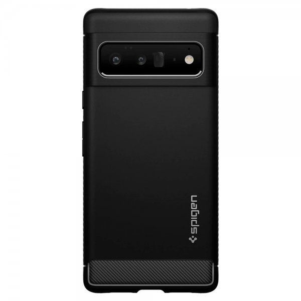 Spigen Google Pixel 6 Pro Skal Rugged Armor Matte Black