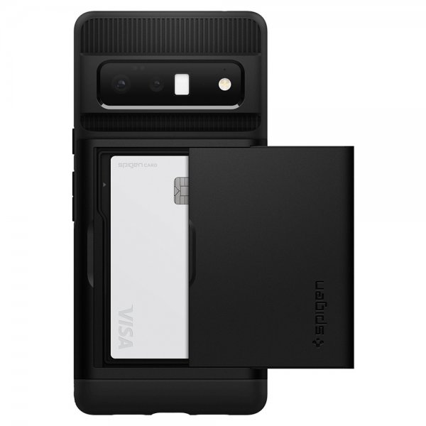 Spigen Google Pixel 6 Pro Skal Slim Armor CS Svart
