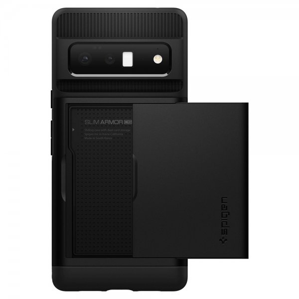 Spigen Google Pixel 6 Pro Skal Slim Armor CS Svart
