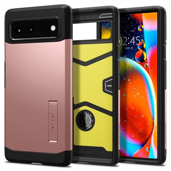 Spigen Google Pixel 6 Skal Tough Armor Rose Gold