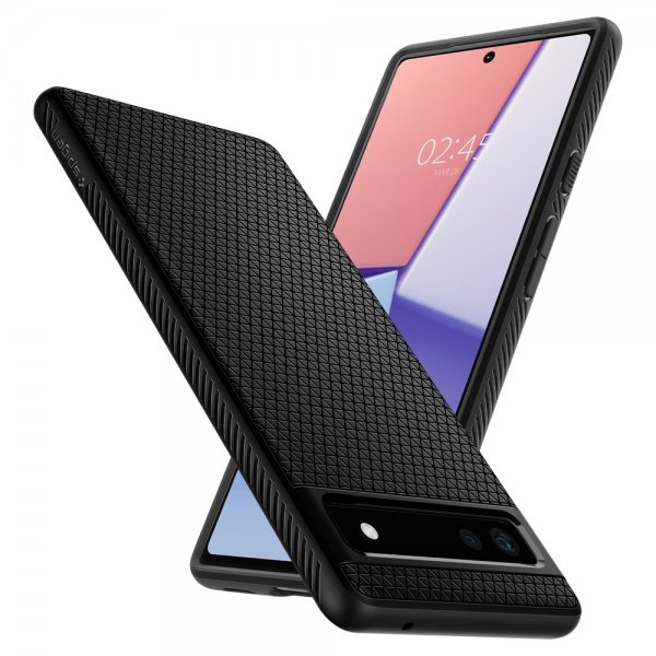 Spigen Google Pixel 6a Skal Liquid Air Matte Black