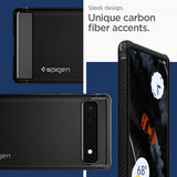 Spigen Google Pixel 6a Skal Rugged Armor Matte Black