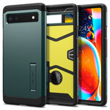 Spigen Google Pixel 6a Skal Tough Armor Midnight Green