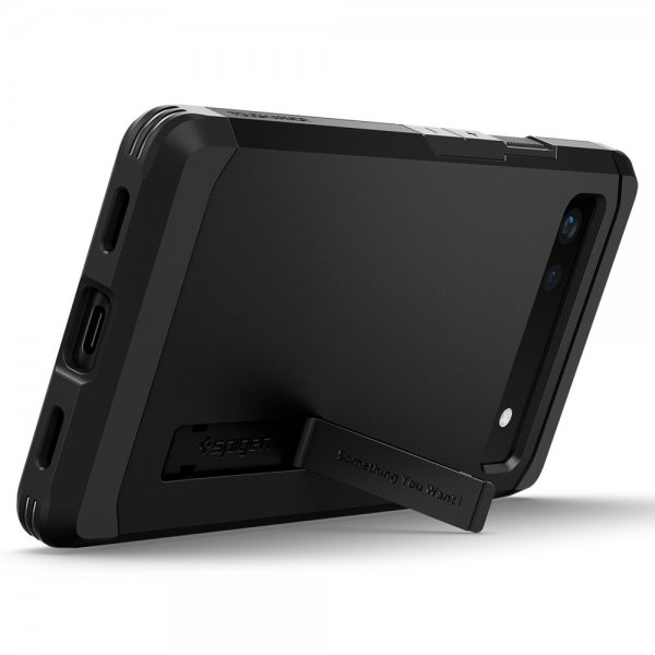 Spigen Google Pixel 6a Skal Tough Armor Svart