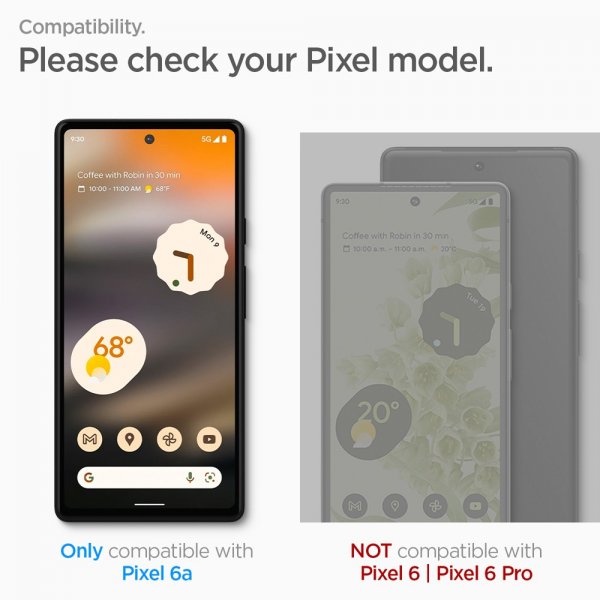 Spigen Google Pixel 6a Skärmskydd GLAS.tR ALIGNmaster 2-pack