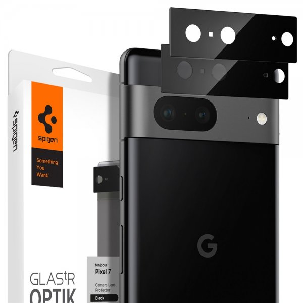 Spigen Google Pixel 7 Kameraskydd Glas.tR EZ Fit Optik 2-pack