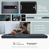 Spigen Google Pixel 7 Pro Skal Thin Fit Metal Slate