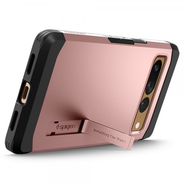 Spigen Google Pixel 7 Pro Skal Tough Armor Roseguld