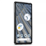 Lc.Imeeke Google Pixel 7 Skal Kolfibertextur Röd Stripe Svart