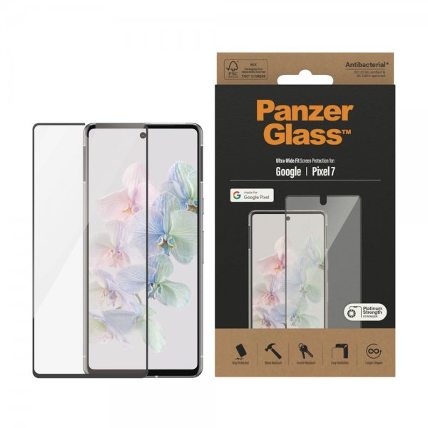 PanzerGlass Google Pixel 7 Skärmskydd Ultra-Wide Fit