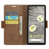 CaseMe Google Pixel 7a Fodral 023 Series Brun