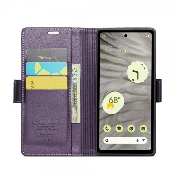 CaseMe Google Pixel 7a Fodral 023 Series Lila