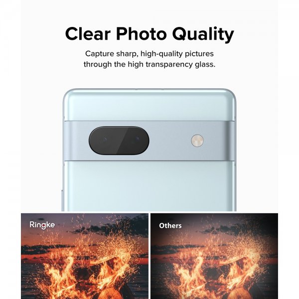 Ringke Google Pixel 7a Kameraskydd Camera Protector Glass 3-pack