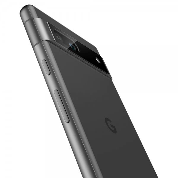Spigen Google Pixel 7a Kameraskydd Glas.tR EZ Fit Optik 2-pack Svart