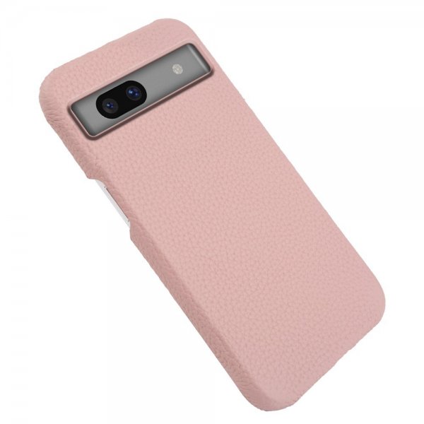 Google Pixel 7a Skal Äkta Läder MagSafe Rosa