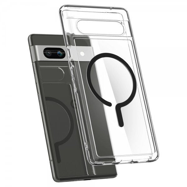 Spigen Google Pixel 7a Skal Ultra Hybrid OneTap Metal Ring MagFit Svart