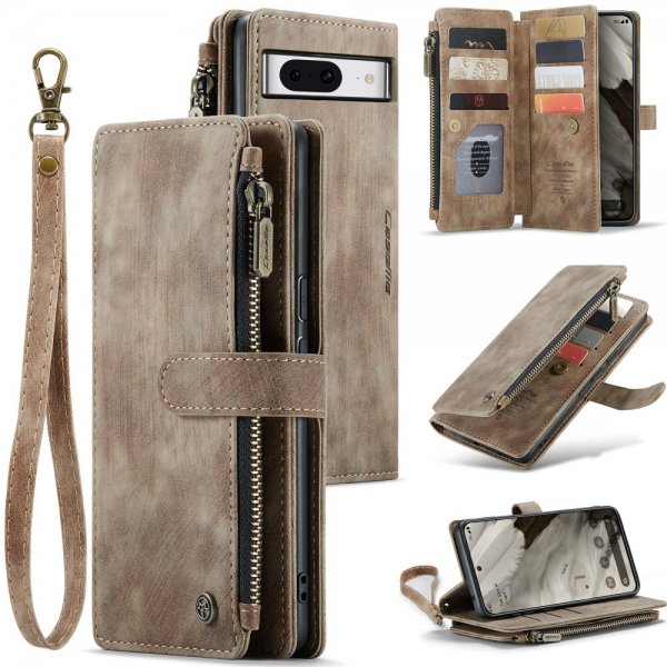 CaseMe Google Pixel 8 Fodral C30 Series Brun