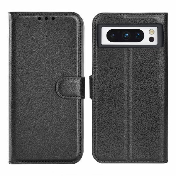 Google Pixel 8 Pro Fodral med Stativ Svart