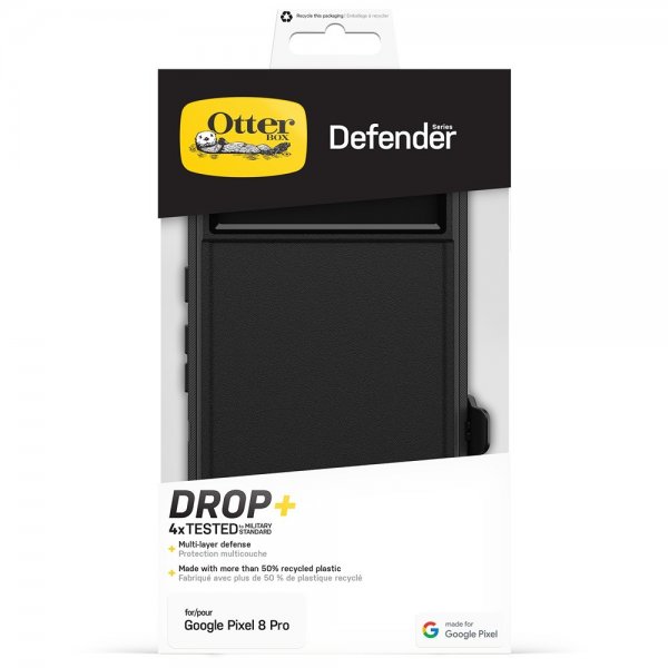Otterbox Google Pixel 8 Pro Skal Defender Svart