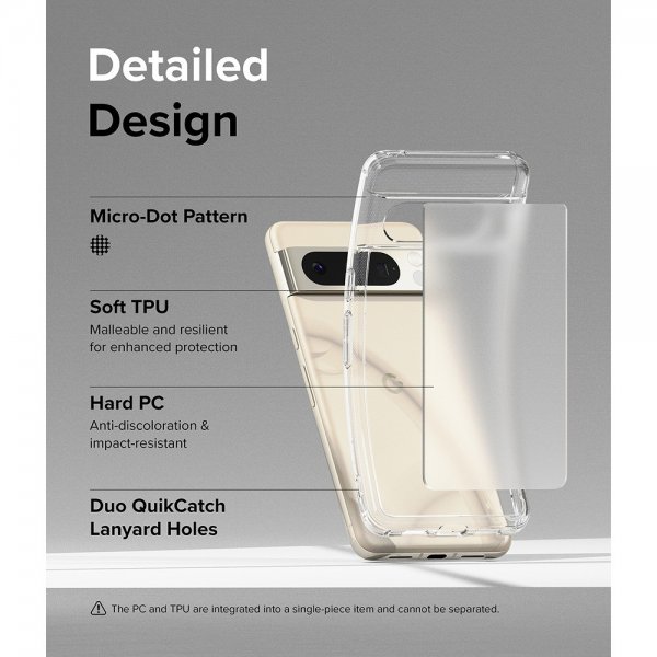 Ringke Google Pixel 8 Pro Skal Fusion Matte Clear