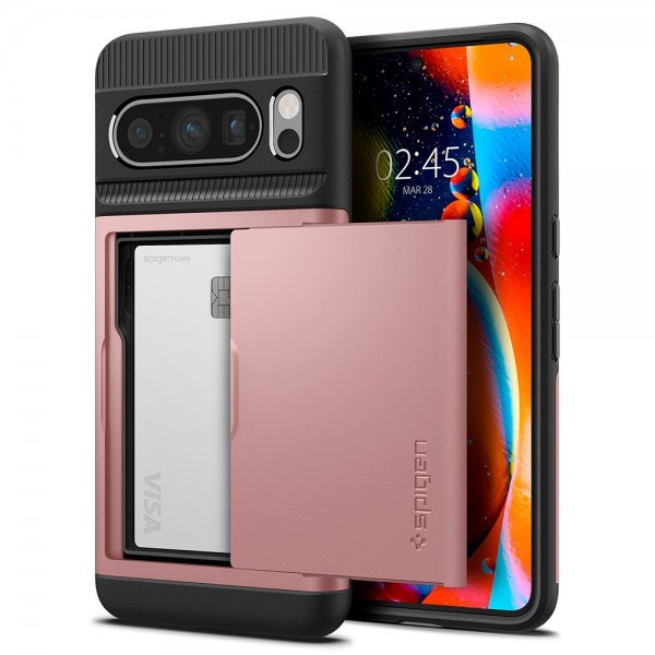 Spigen Google Pixel 8 Pro Skal Slim Armor CS Rose Gold