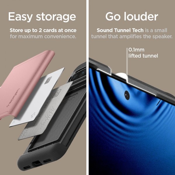 Spigen Google Pixel 8 Pro Skal Slim Armor CS Rose Gold