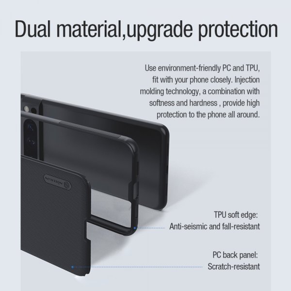 Nillkin Google Pixel 8 Pro Skal Super Frosted Shield Pro MagSafe Svart