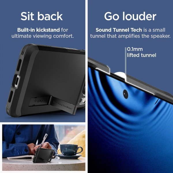 Spigen Google Pixel 8 Pro Skal Tough Armor Svart
