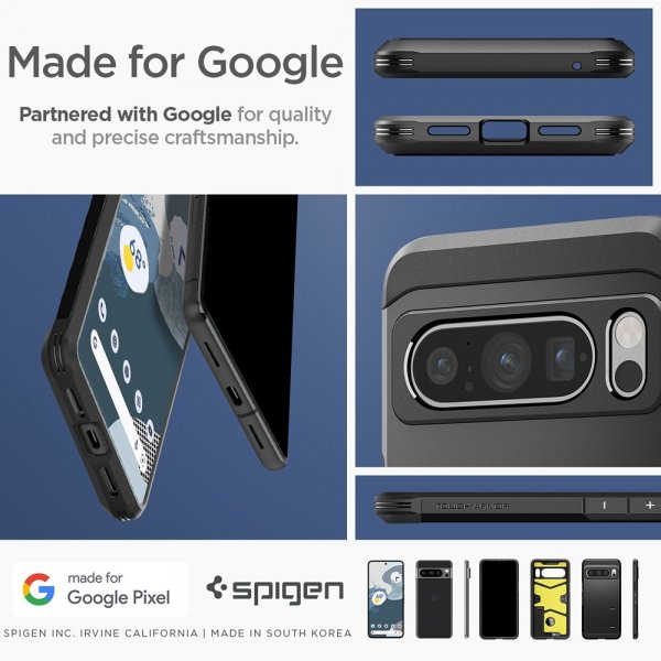 Spigen Google Pixel 8 Pro Skal Tough Armor Svart