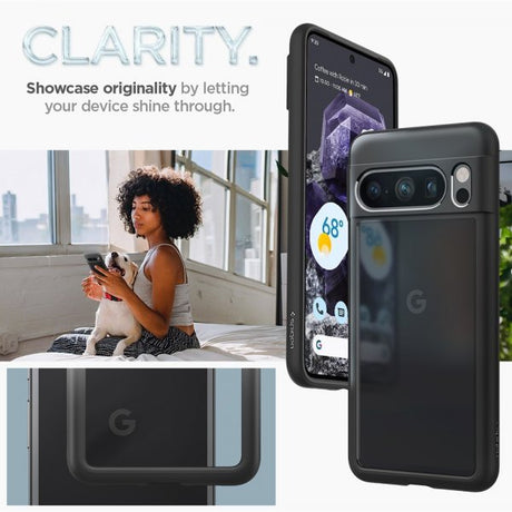 Spigen Google Pixel 8 Pro Skal Ultra Hybrid Matte Black