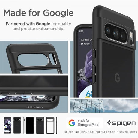 Spigen Google Pixel 8 Pro Skal Ultra Hybrid Matte Black