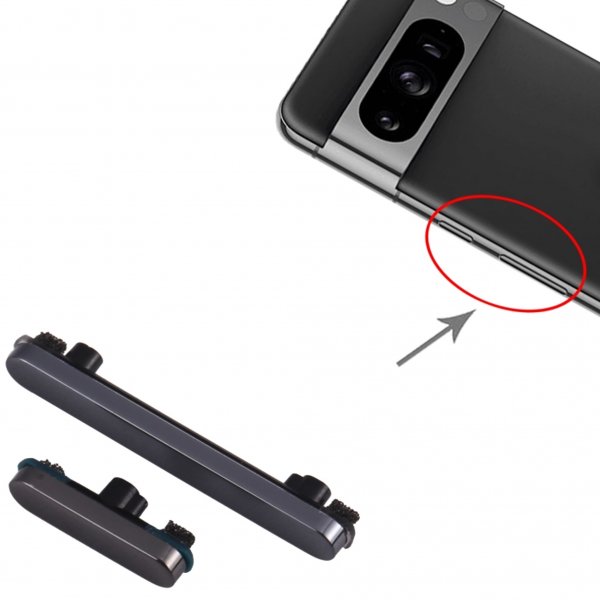 Google Pixel 8 Sidoknapp