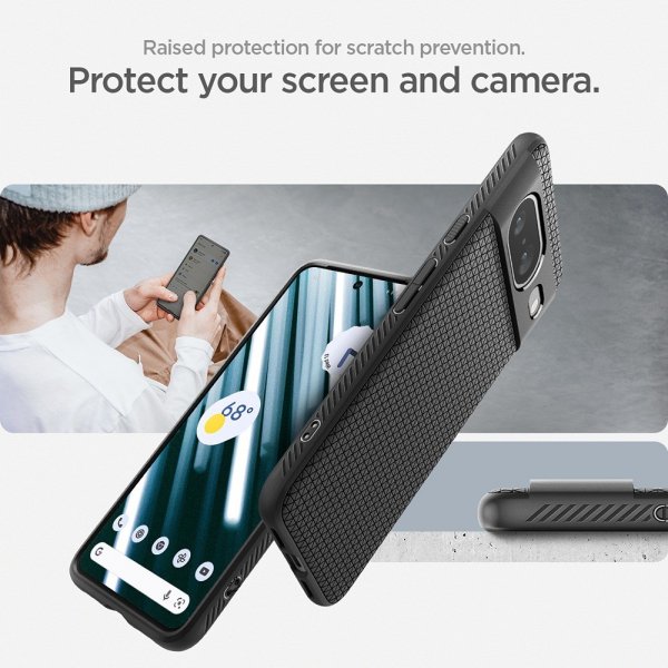 Spigen Google Pixel 8 Skal Liquid Air Matte Black