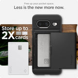 Spigen Google Pixel 8 Skal Slim Armor CS Svart