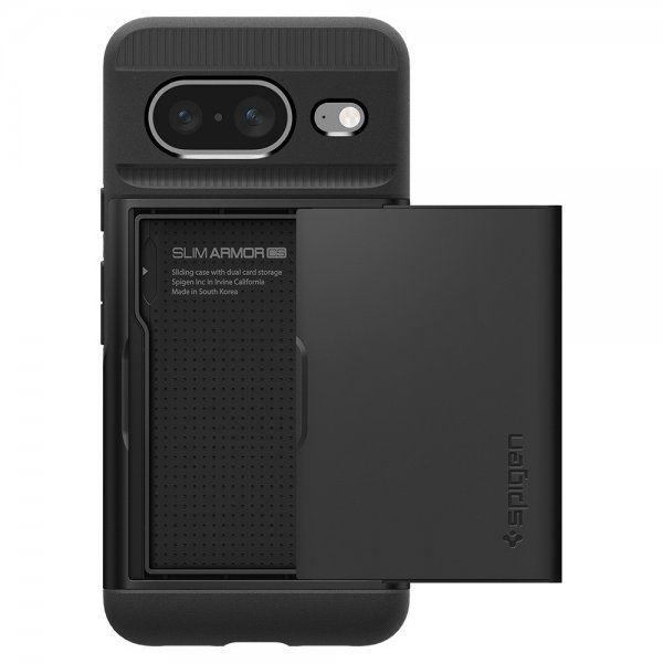 Spigen Google Pixel 8 Skal Slim Armor CS Svart
