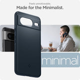 Spigen Google Pixel 8 Skal Thin Fit Metal Slate