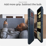 Spigen Google Pixel 8 Skal Thin Fit Metal Slate