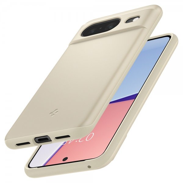 Spigen Google Pixel 8 Skal Thin Fit Mute Beige