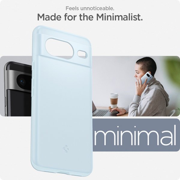 Spigen Google Pixel 8 Skal Thin Fit Mute Blue