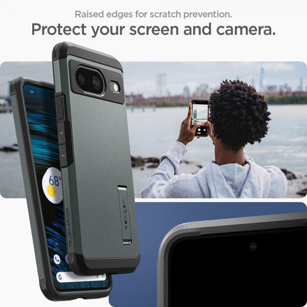 Spigen Google Pixel 8 Skal Tough Armor Abyss Green