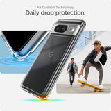 Spigen Google Pixel 8 Skal Ultra Hybrid Crystal Clear